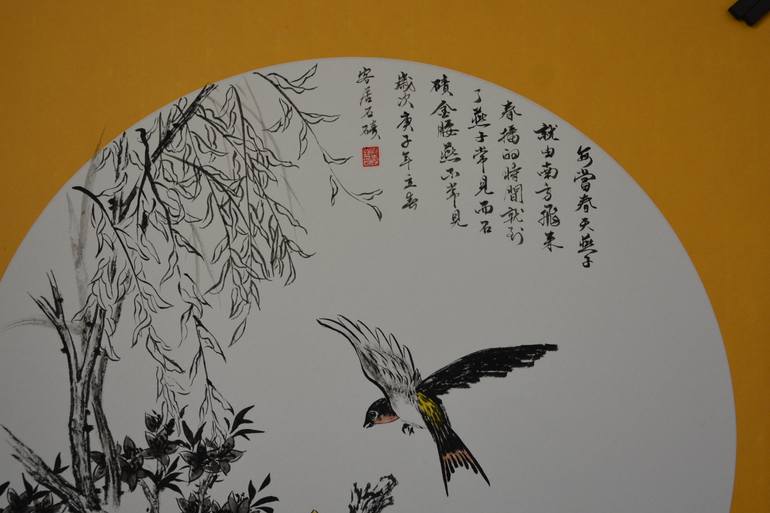 Original Realism Animal Painting by Yesheng Wu