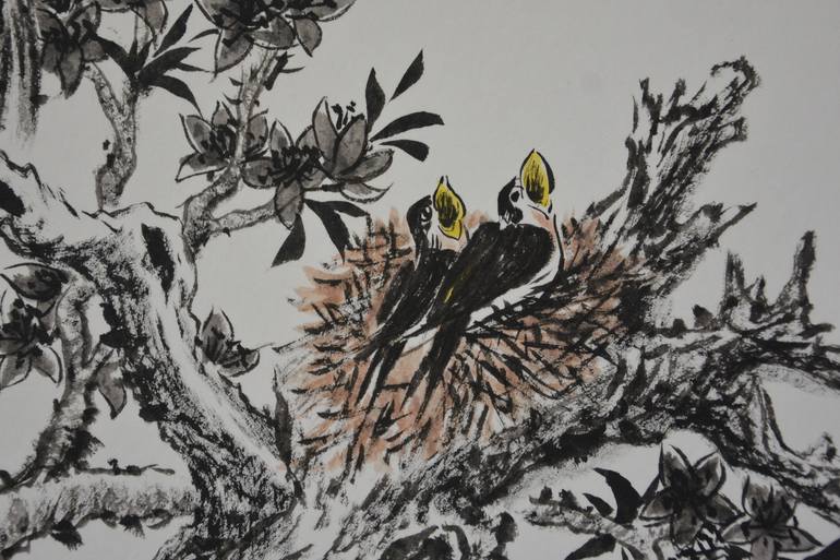 Original Realism Animal Painting by Yesheng Wu