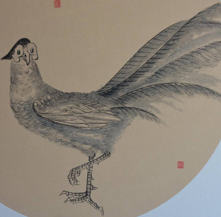 Original Realism Animal Painting by Yesheng Wu