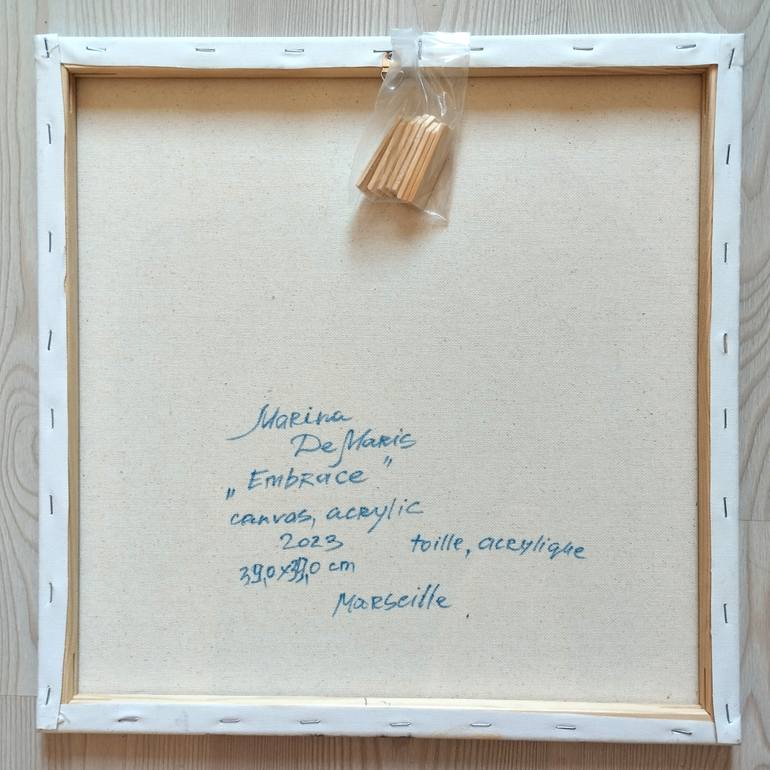 Original Abstract People Painting by Marina Demaris