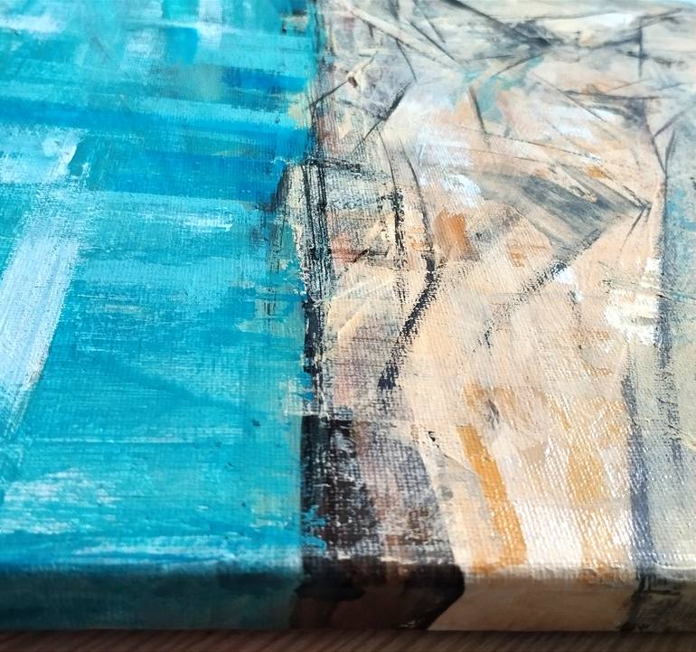 Original Art Deco Landscape Painting by Marina Demaris