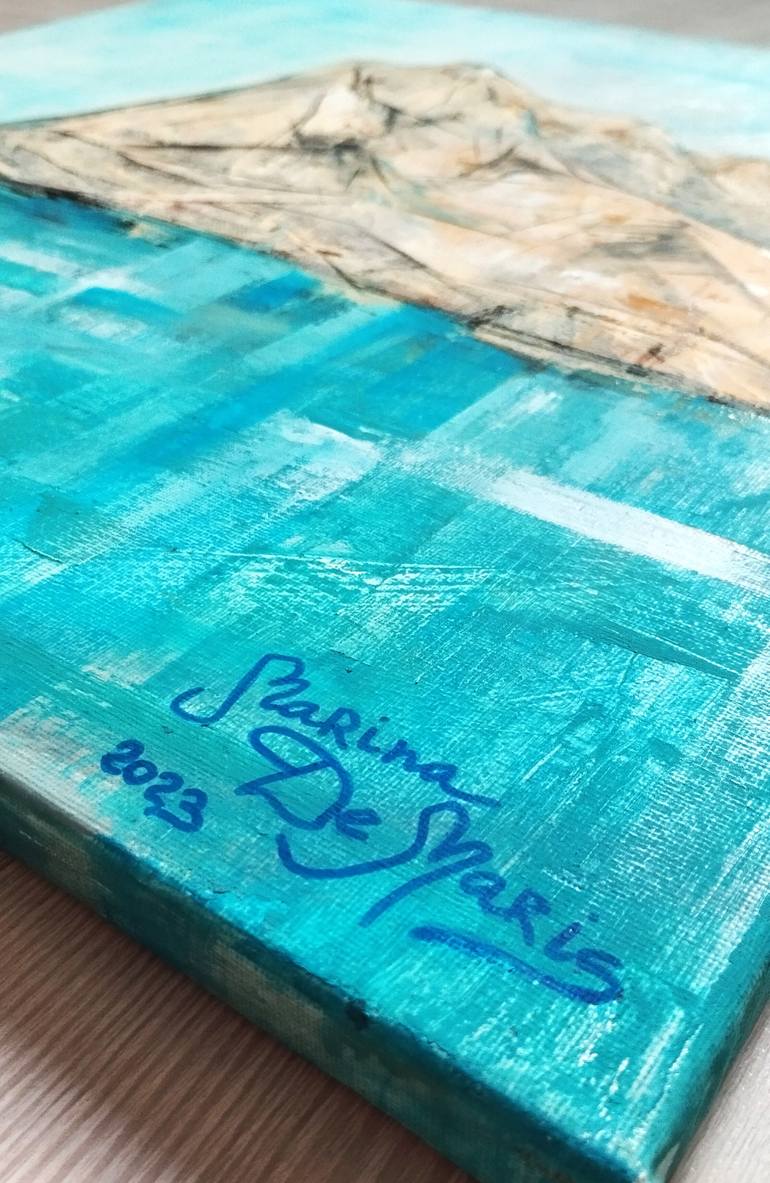 Original Art Deco Landscape Painting by Marina Demaris