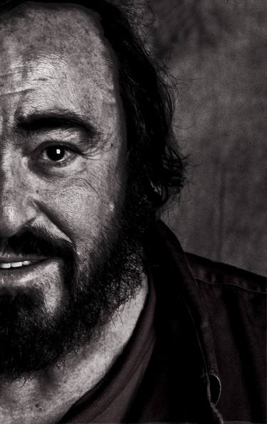 Half of Luciano Pavarotti, limited edition of 7. thumb