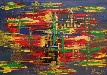 Original Abstract Paintings by Peter Wright
