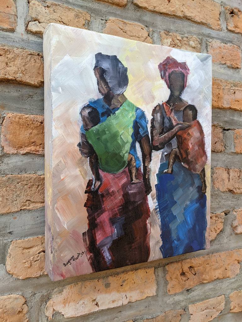 Original Contemporary Women Painting by Bugingo Noah