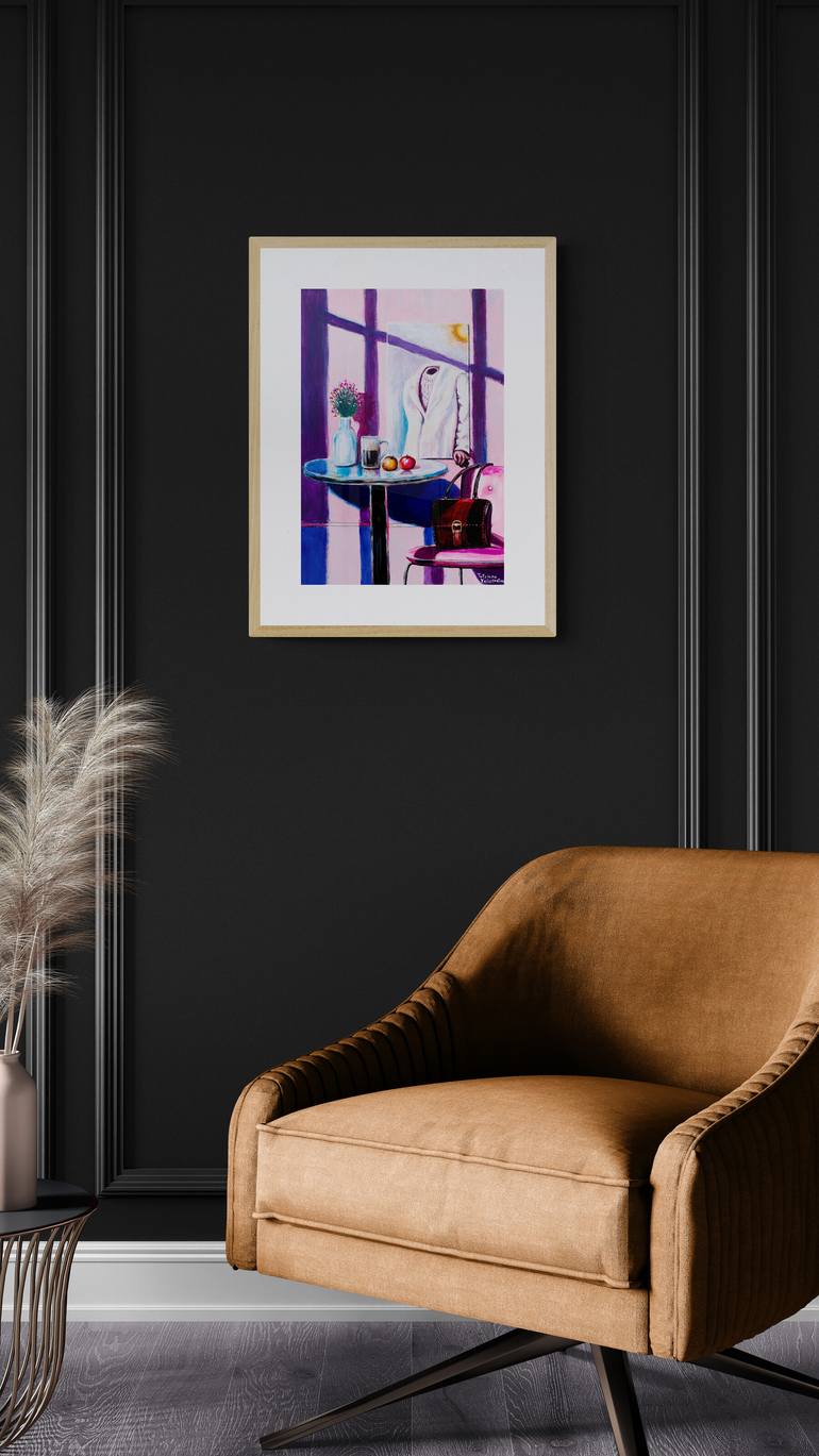 Original Abstract Still Life Painting by Tatsiana Yelistratava