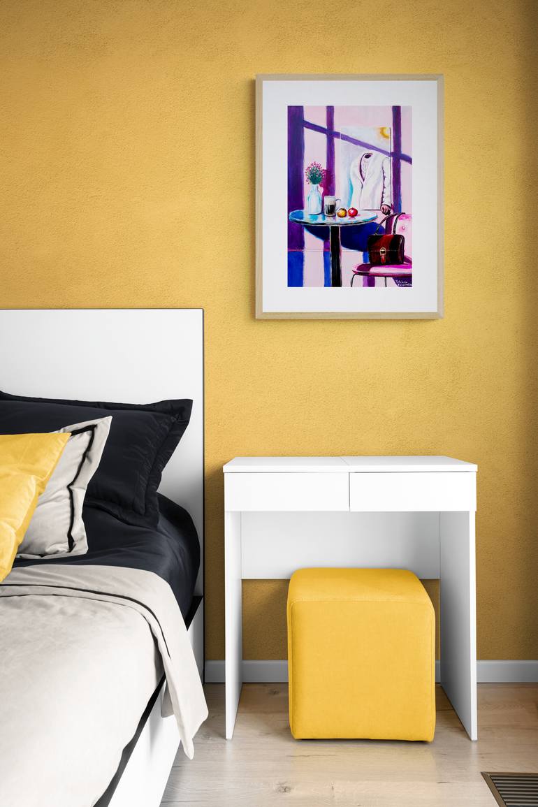 Original Abstract Still Life Painting by Tatsiana Yelistratava