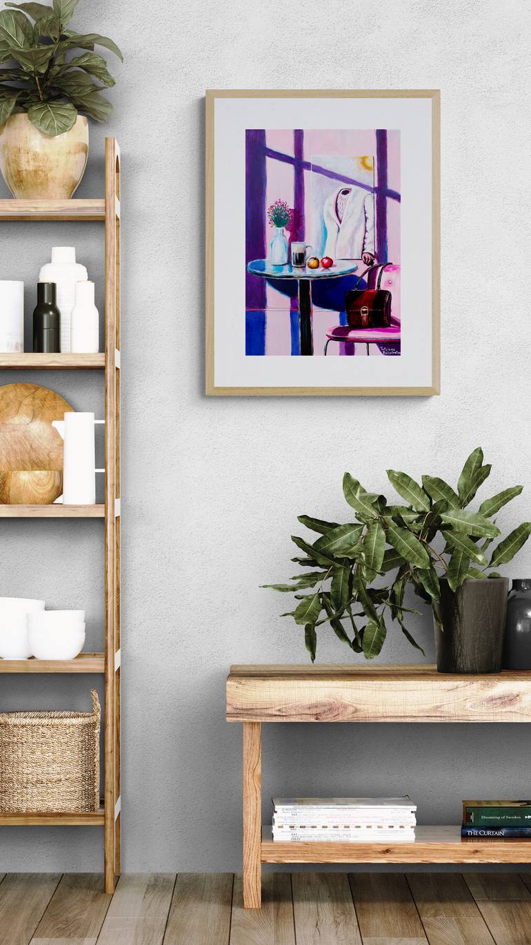 Original Abstract Still Life Painting by Tatsiana Yelistratava
