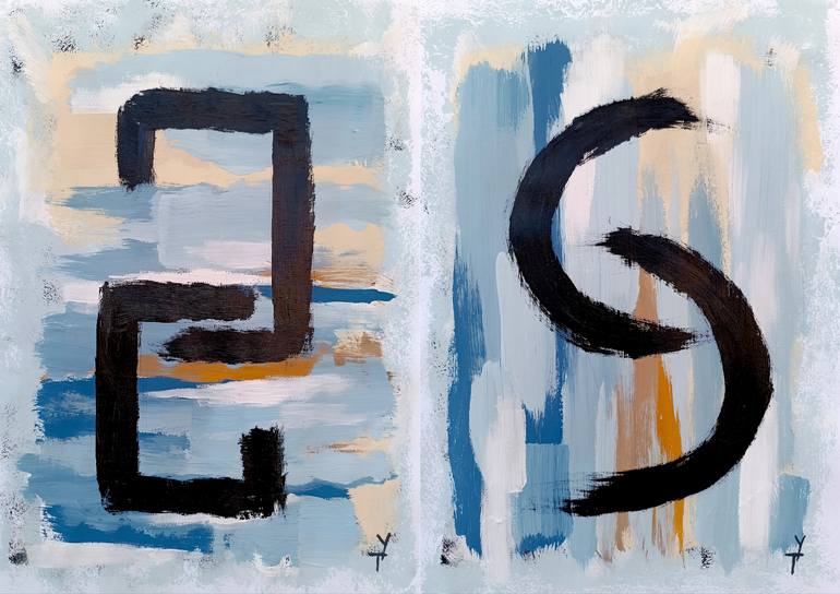Original Abstract Painting by Tatsiana Yelistratava