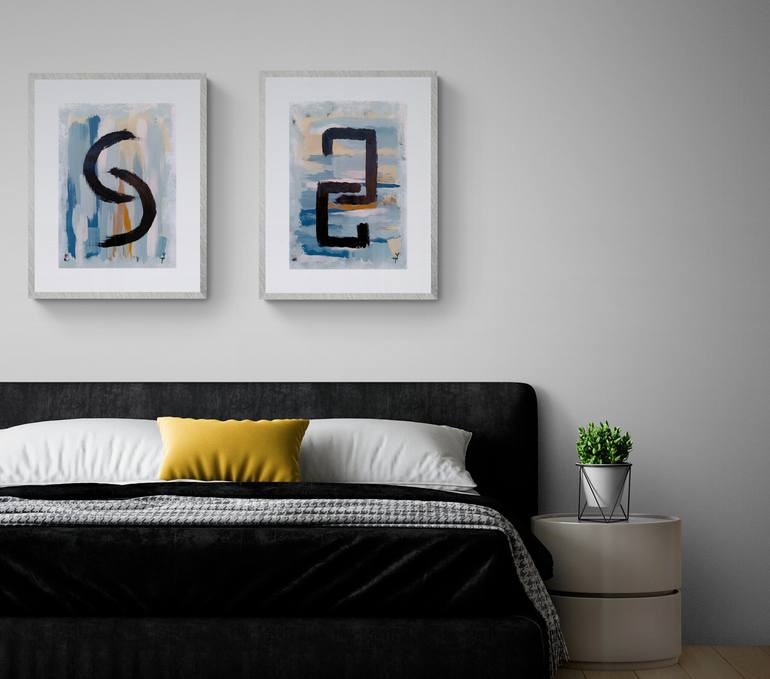 Original Abstract Painting by Tatsiana Yelistratava