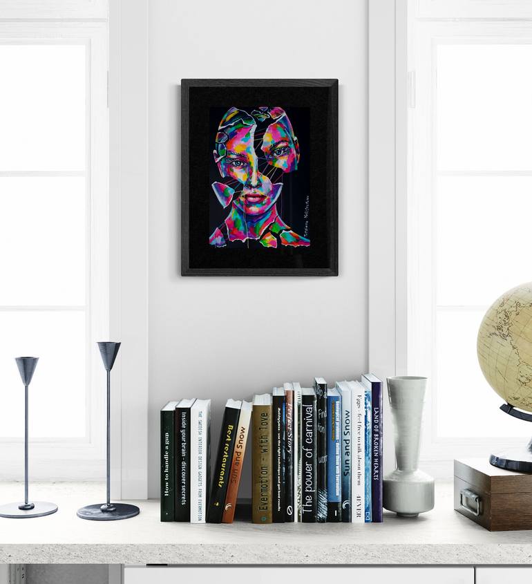 Original Contemporary Women Mixed Media by Tatsiana Yelistratava