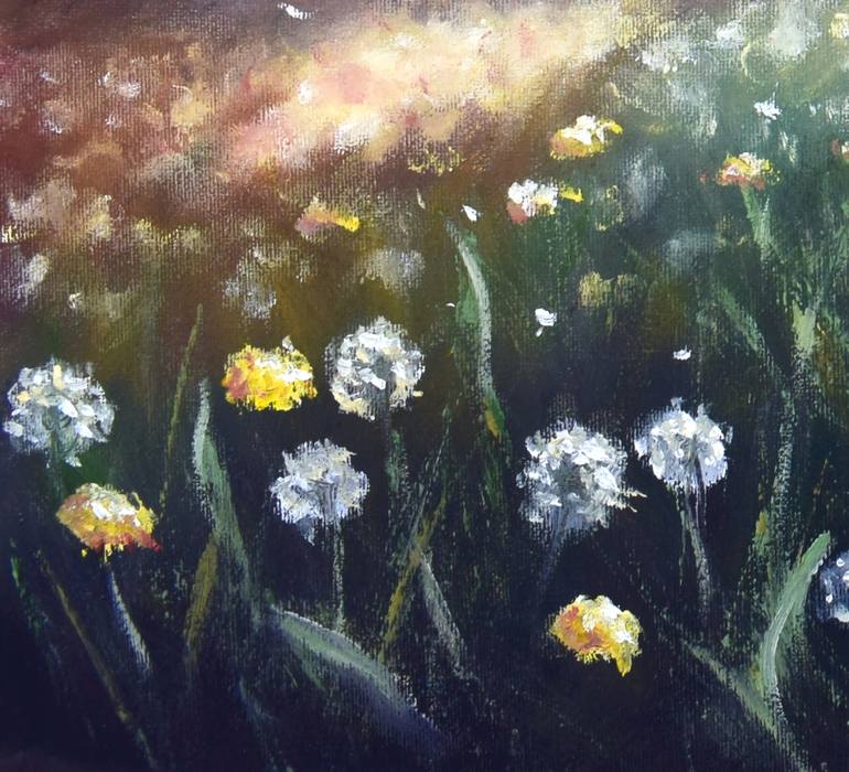 Original Impressionism Landscape Painting by Tatsiana Yelistratava