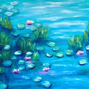 Collection Water Lily’s painting