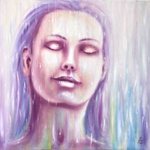 Collection Meditation,Woman oil portraits ..