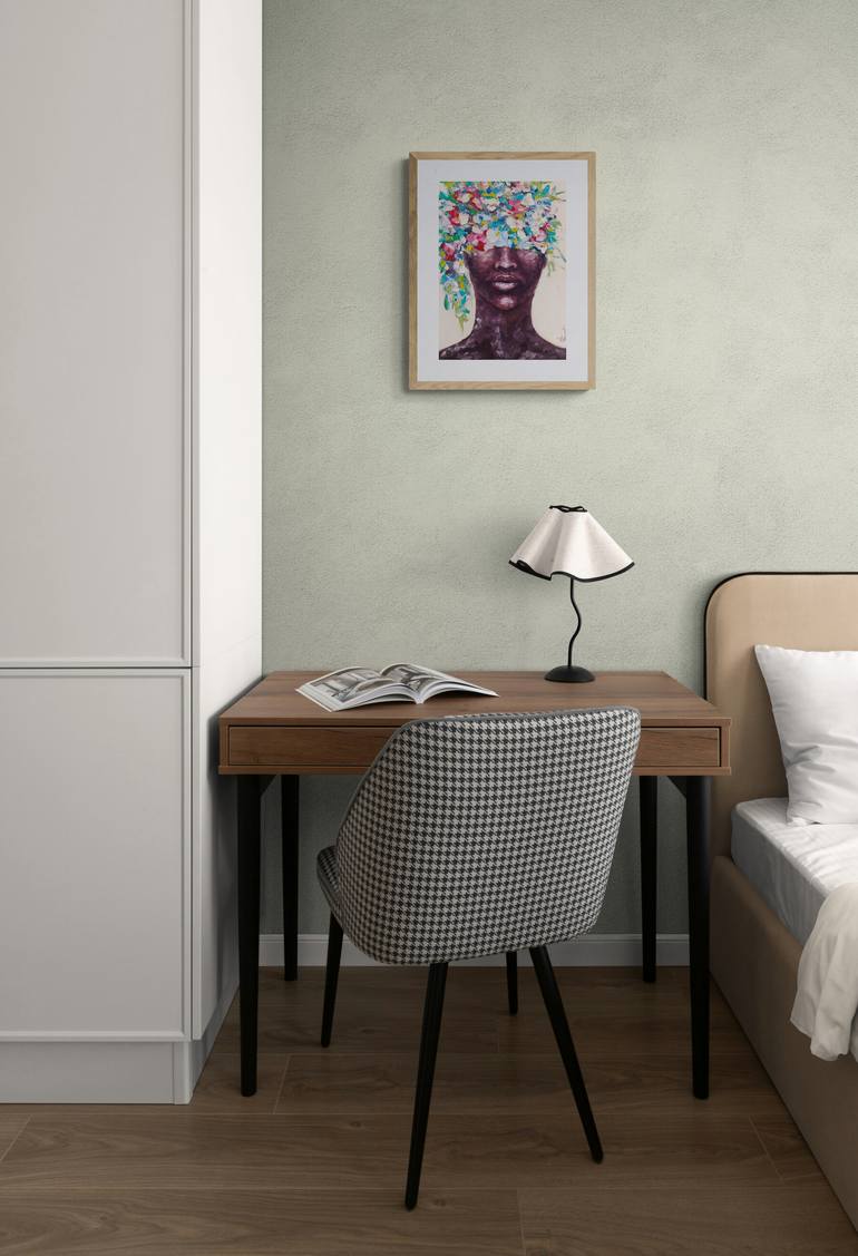Original Portraiture Women Painting by Tatsiana Yelistratava