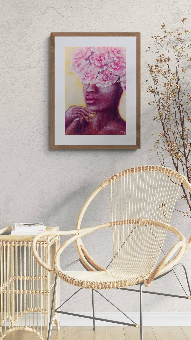 Original Portraiture Women Painting by Tatsiana Yelistratava
