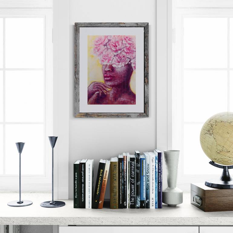 Original Portraiture Women Painting by Tatsiana Yelistratava