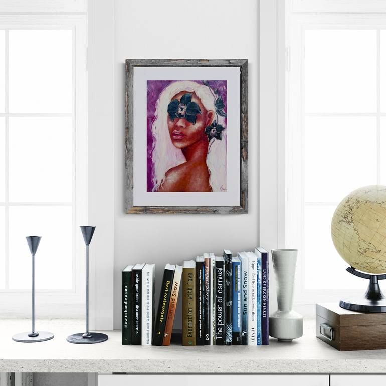 Original Figurative Women Painting by Tatsiana Yelistratava