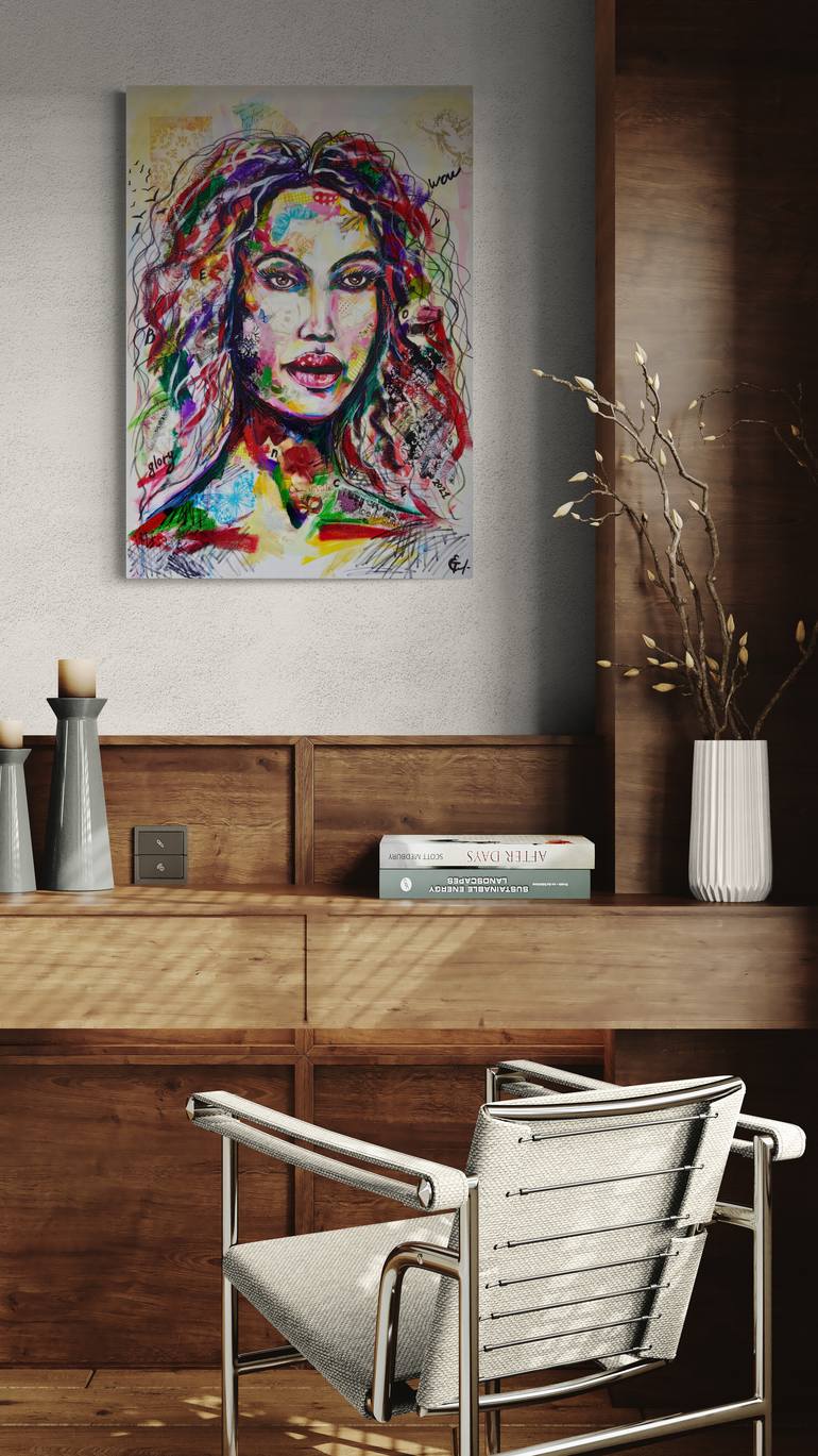 Original Figurative Women Mixed Media by Tatsiana Yelistratava