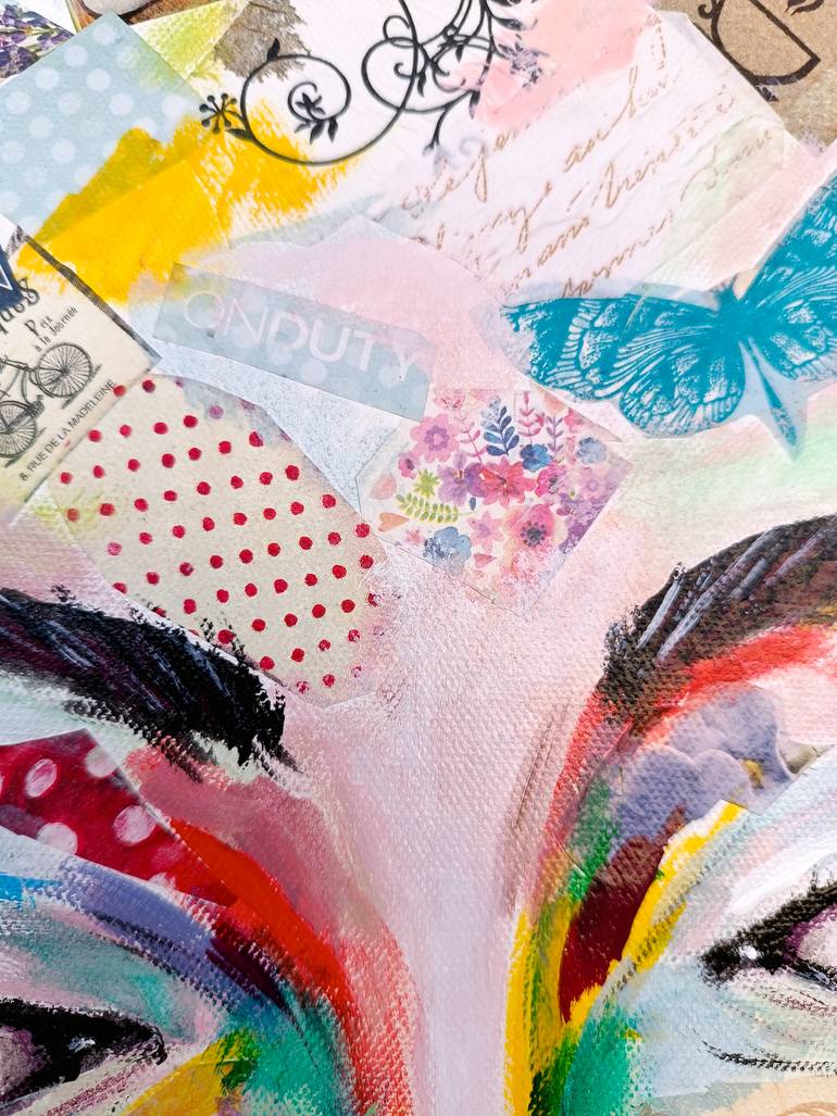 Original Figurative Women Mixed Media by Tatsiana Yelistratava