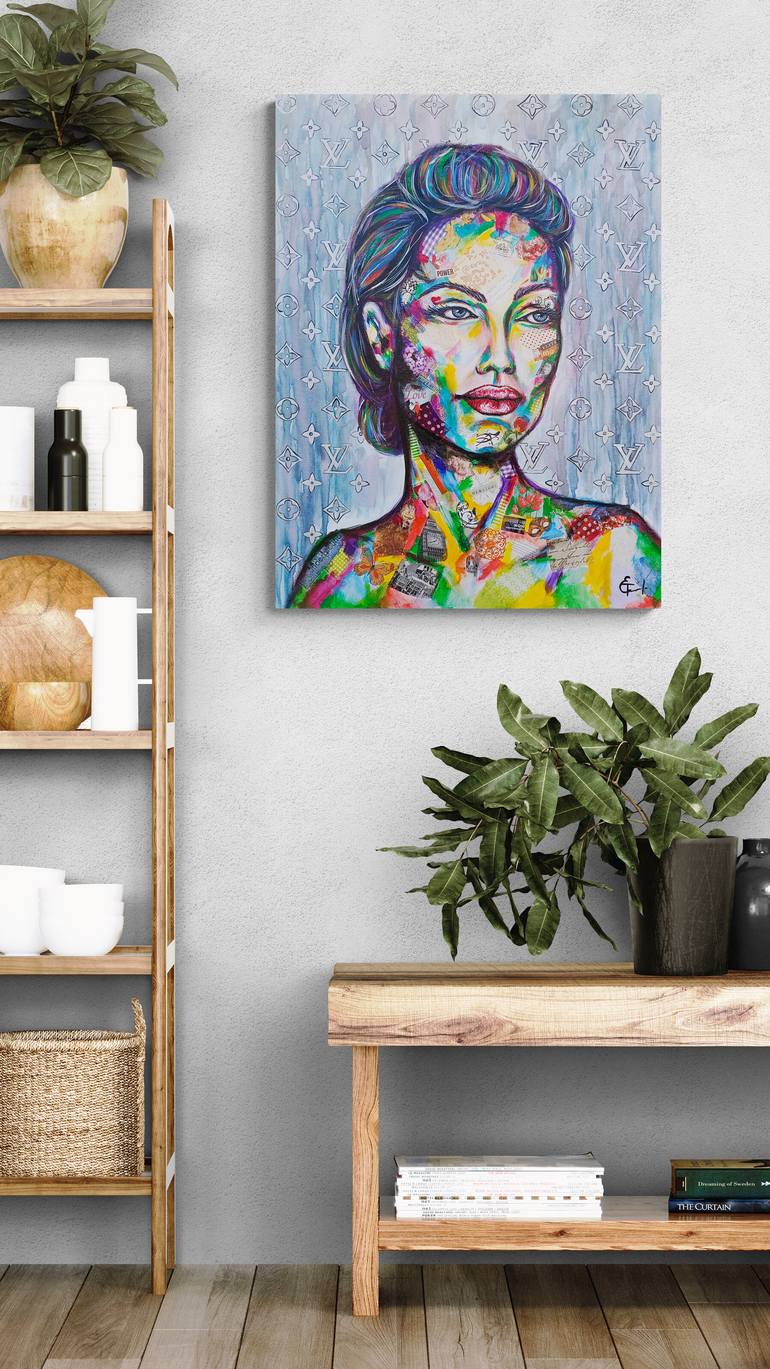 Original Figurative Pop Culture/Celebrity Mixed Media by Tatsiana Yelistratava