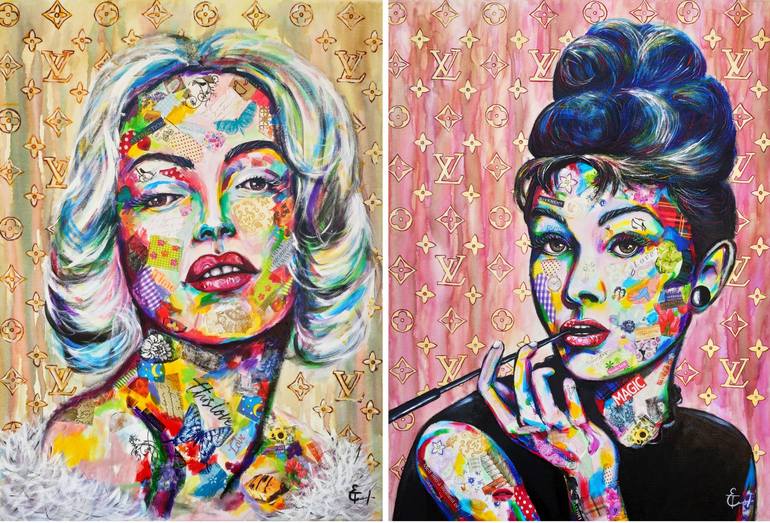 Watercolor Pop Art Portrait - Dayton Art Institute