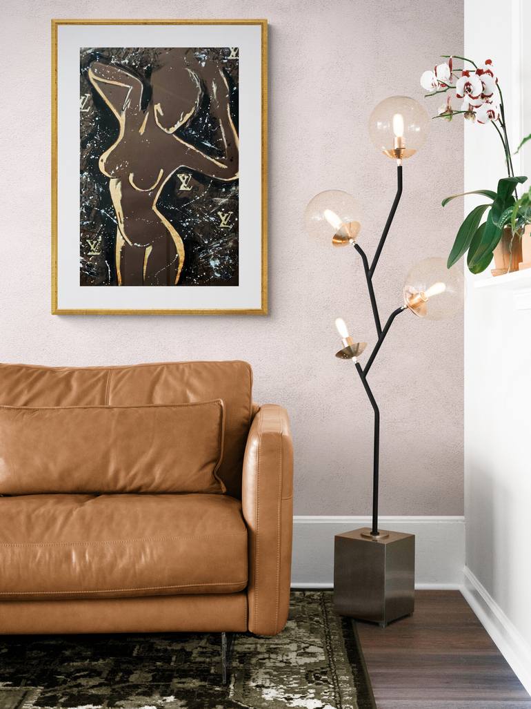 Original Expressionism Nude Painting by Tatsiana Yelistratava