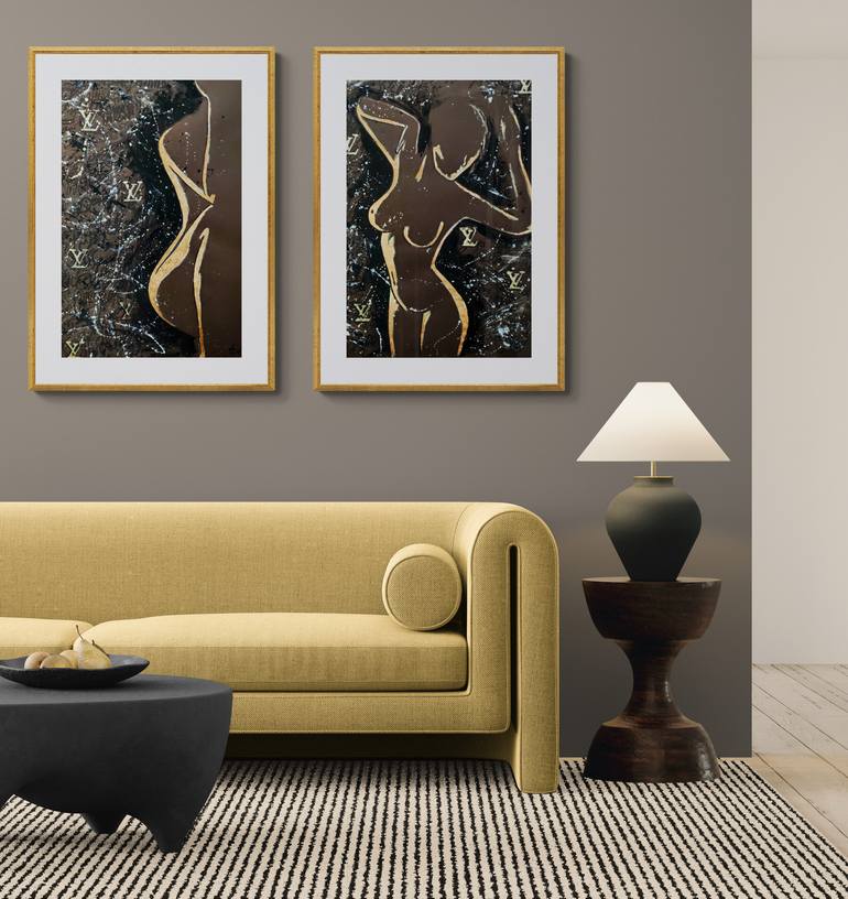 Original Figurative Nude Painting by Tatsiana Yelistratava
