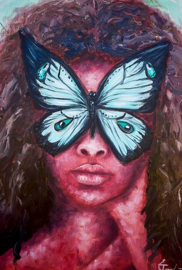 Emerald butterfly. Large print on paper. - Limited Edition of 10 thumb