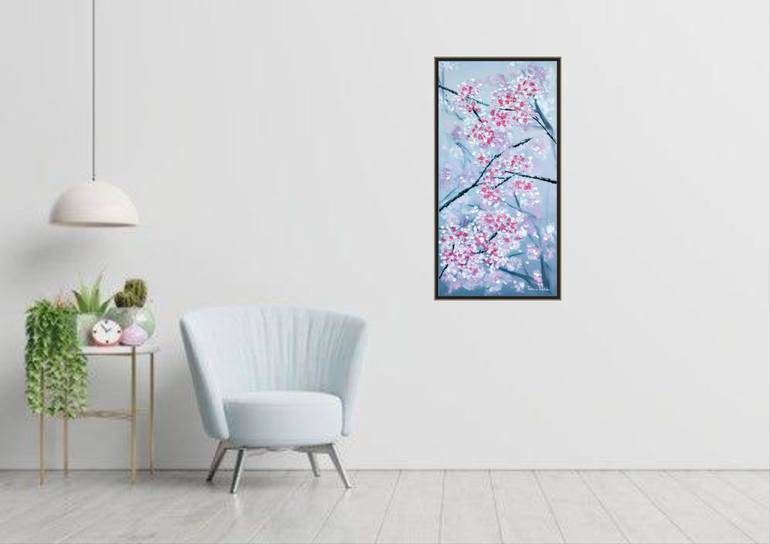 Original Floral Painting by Tatsiana Yelistratava