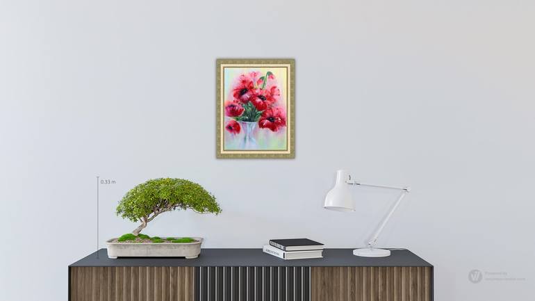 Original Floral Painting by Tatsiana Yelistratava