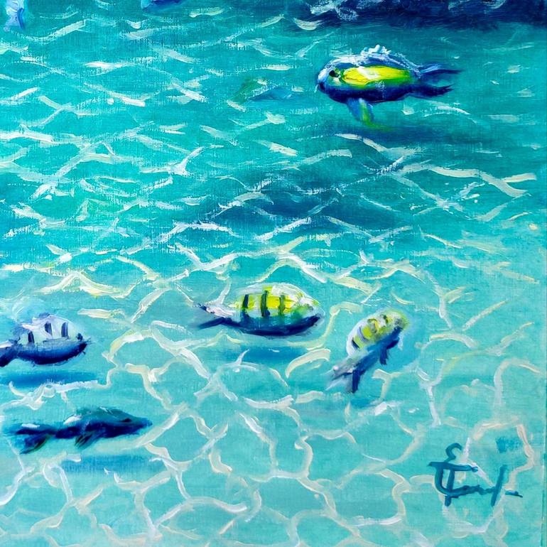 Original Seascape Painting by Tatsiana Yelistratava