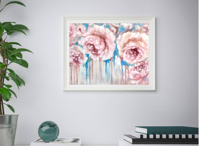 Original Floral Painting by Tatsiana Yelistratava