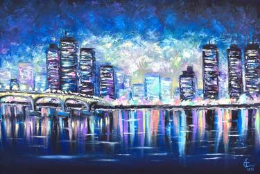 Original Cities Paintings by Tatsiana Yelistratava