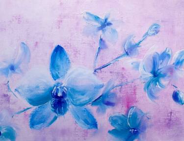 Original Fine Art Floral Paintings by Tatsiana Yelistratava