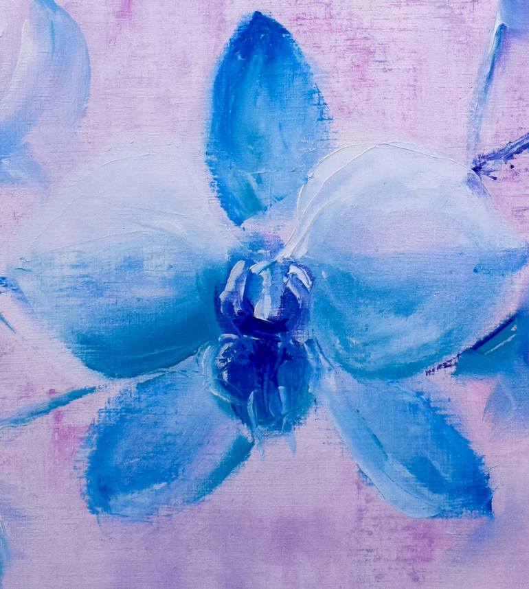 Original Abstract Expressionism Floral Painting by Tatsiana Yelistratava