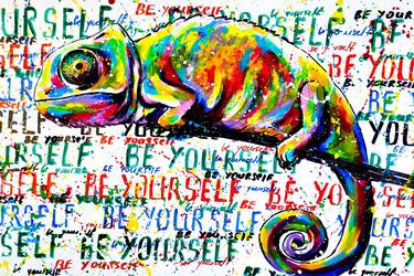 Be yourself. Print on wood ready to hang. thumb