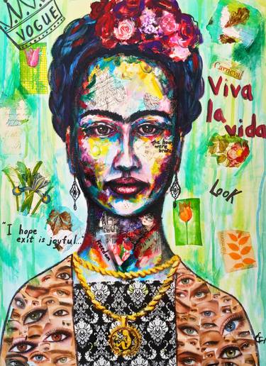 Frida Kahlo. Laser print on art paper. thumb