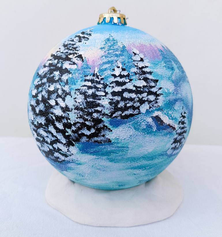 Original Conceptual Landscape Mixed Media by Tatsiana Yelistratava