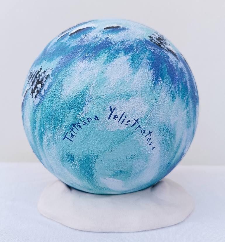 Original Conceptual Landscape Mixed Media by Tatsiana Yelistratava