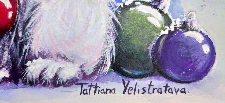 Original Animal Painting by Tatsiana Yelistratava