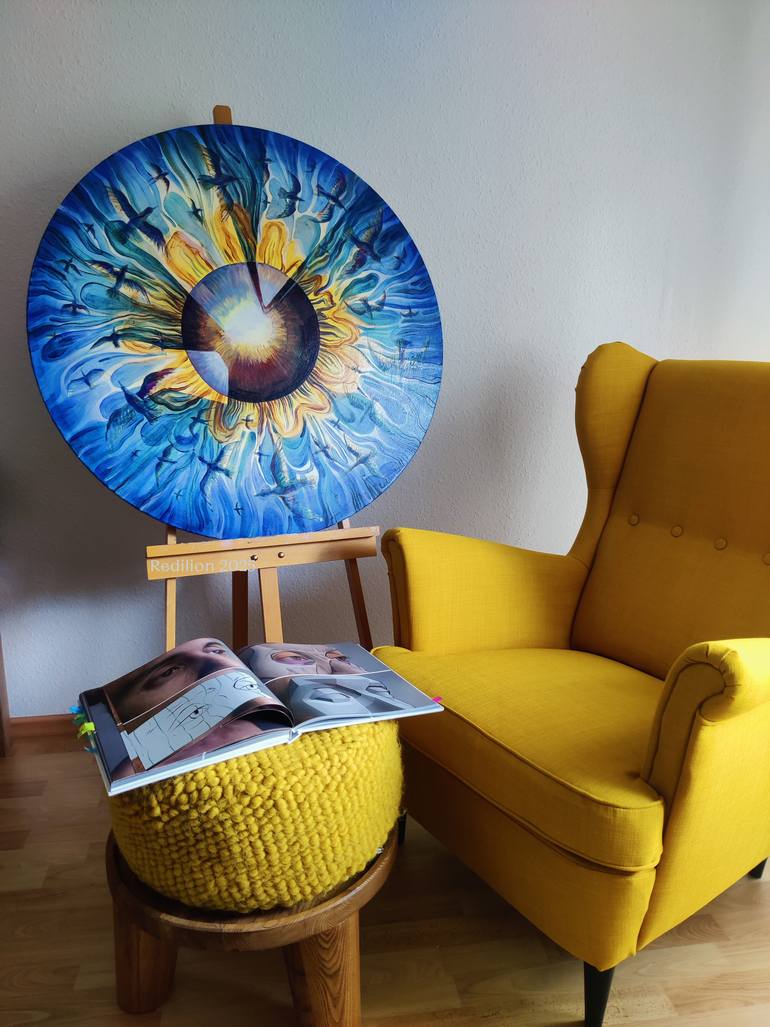 Original Photorealism Body Painting by Iuliia Frantseva