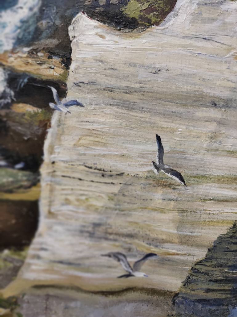 Original Realism Seascape Painting by Iuliia Frantseva