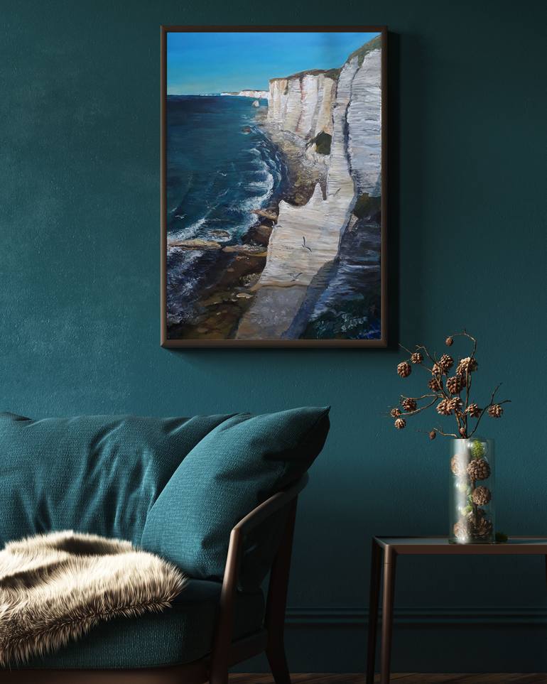 Original Realism Seascape Painting by Iuliia Frantseva