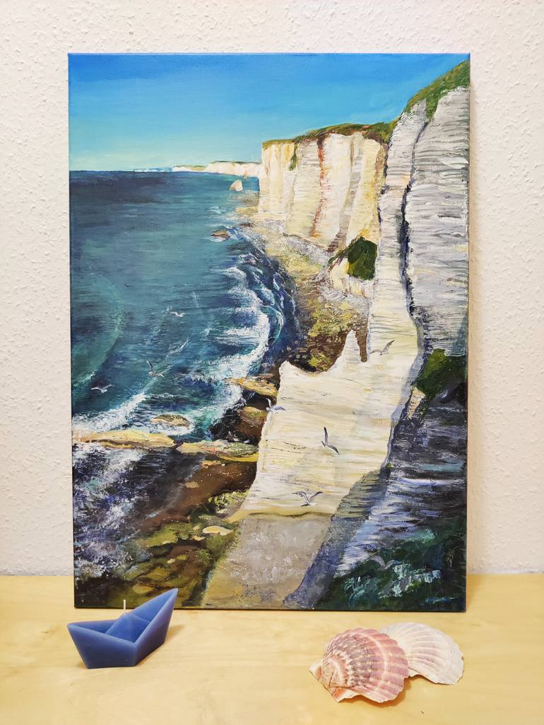 Original Realism Seascape Painting by Iuliia Frantseva