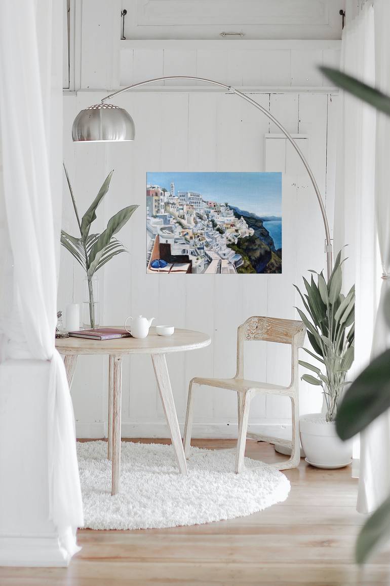 Original Impressionism Architecture Painting by Iuliia Frantseva