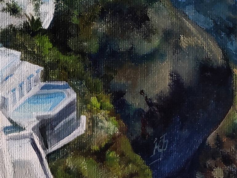 Original Impressionism Architecture Painting by Iuliia Frantseva