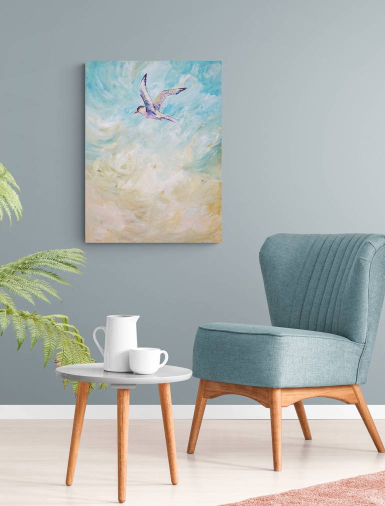 Original Expressionism Animal Painting by Iuliia Frantseva