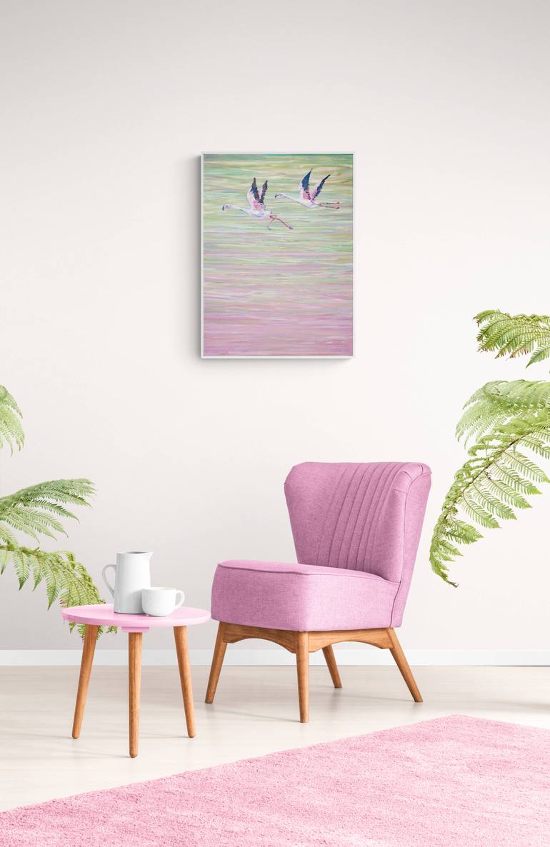 Original Impressionism Animal Painting by Iuliia Frantseva