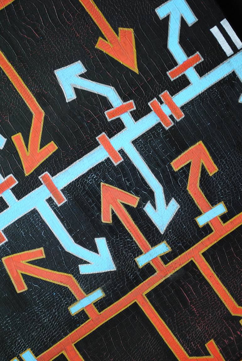 Original Expressionism Abstract Painting by Jonathan St Void